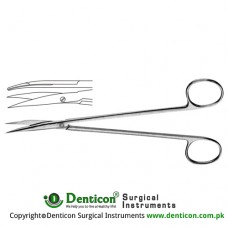 Potts Dissecting Scissor Curved Stainless Steel, 18 cm - 7"